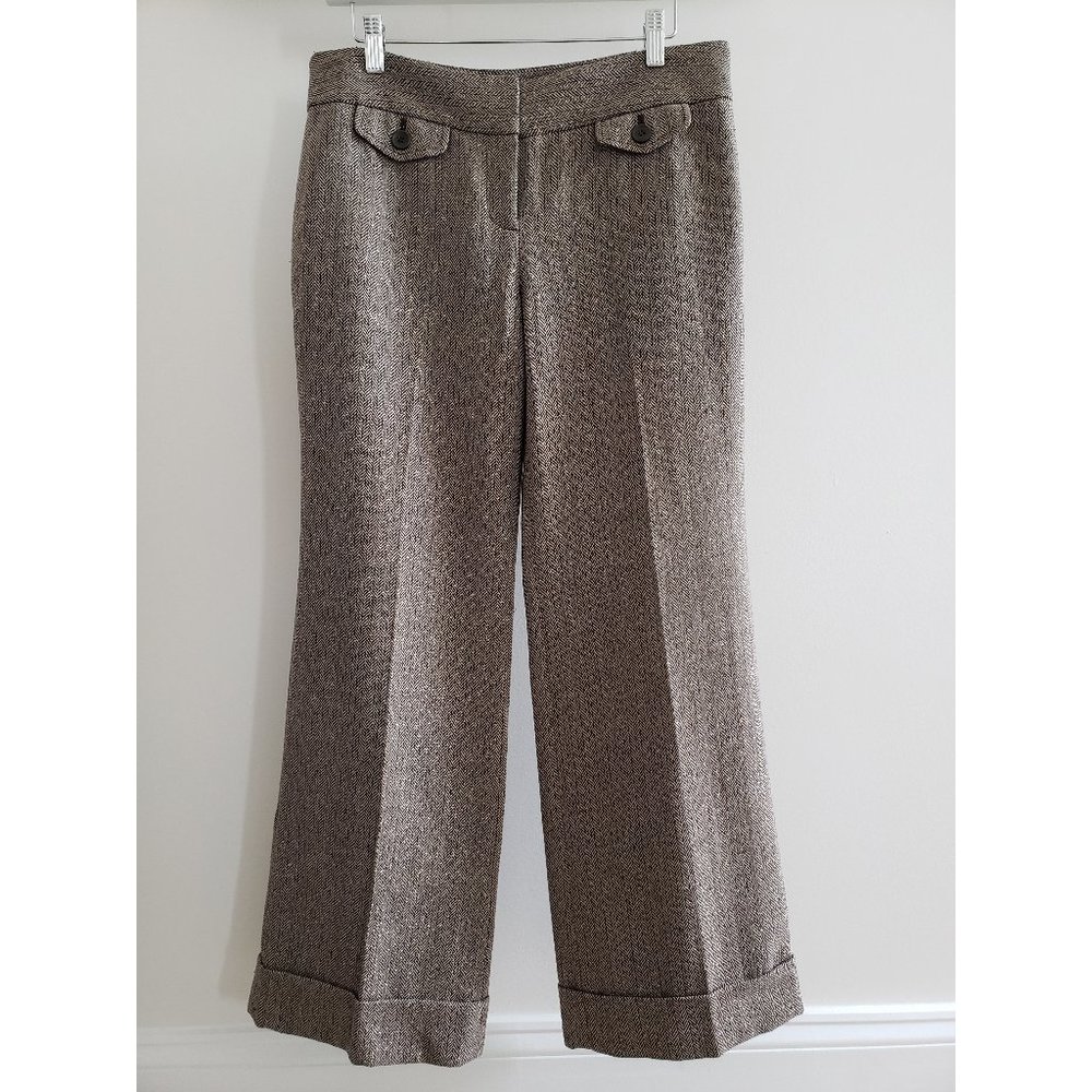 Gold Flecked Tweed Trousers Marisa Fit